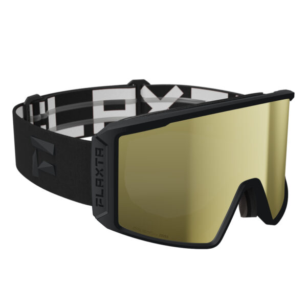 Gogle Flaxta Evoke Black/Gold Mirror Lens 2026