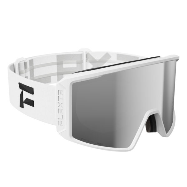 Gogle Flaxta Evoke White/Silver Mirror Lens 2026