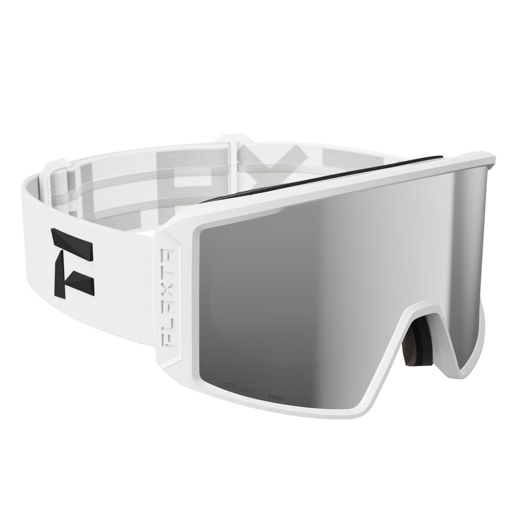 Gogle Flaxta Evoke White/Silver Mirror Lens 2026
