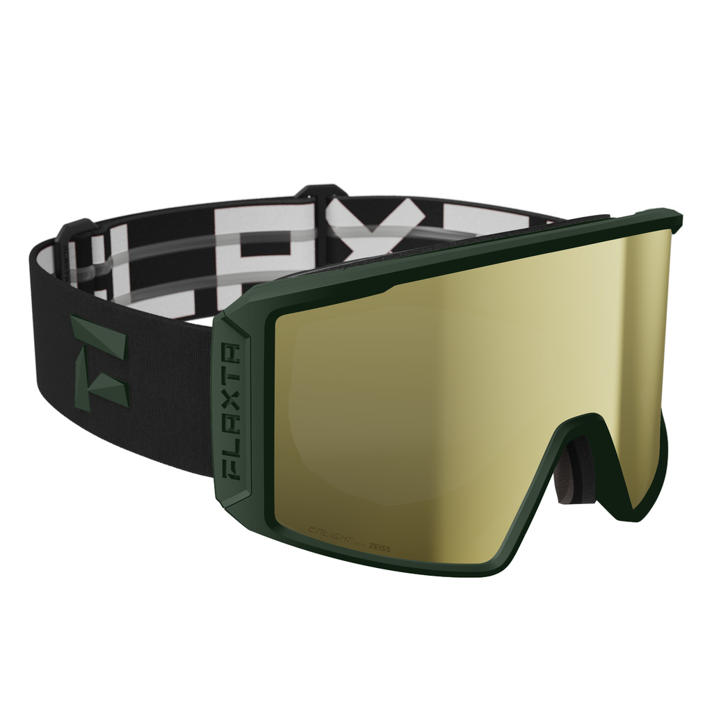 Gogle Flaxta Evoke Deep Green/Gold Mirror Lens 2026