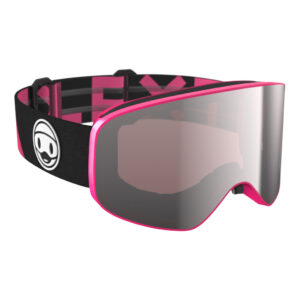 Gogle Flaxta Prime Junior Black Pink/Silver Mirror Lens 2026