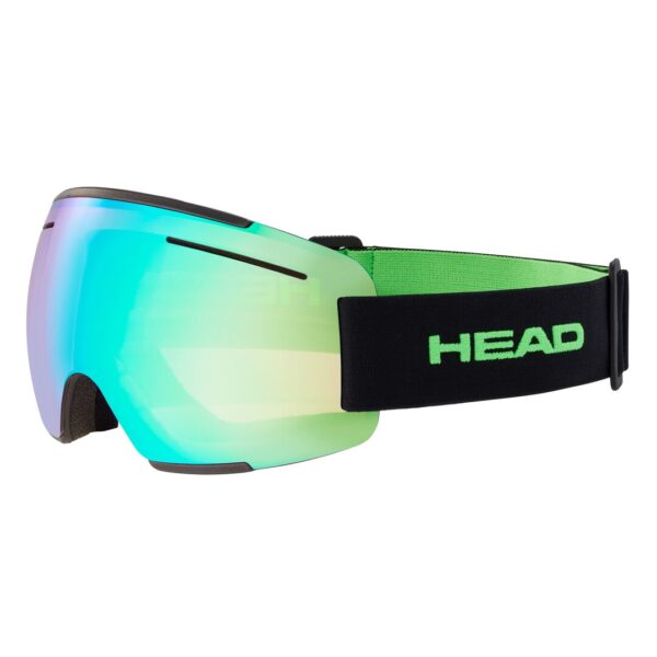 Gogle Head F-LYT green black 2024