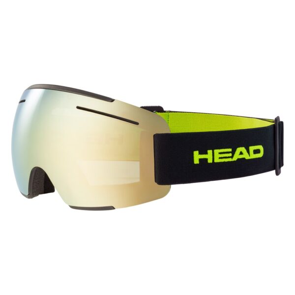 Gogle Head F-LYT lime black 2024