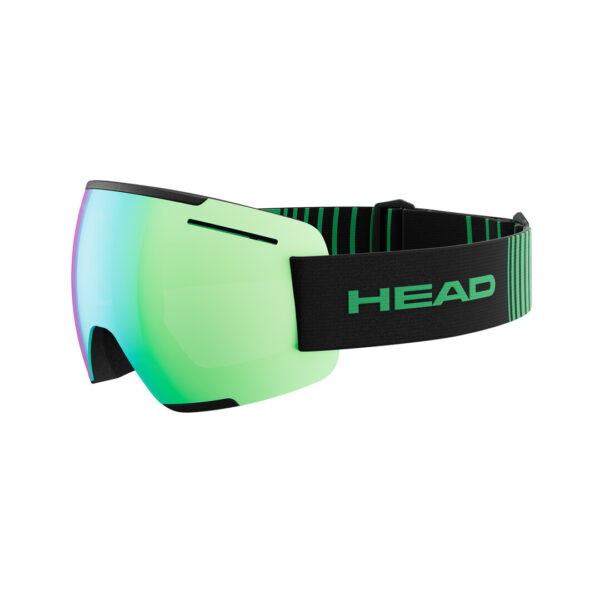 Gogle Head F-LYT green black 2026