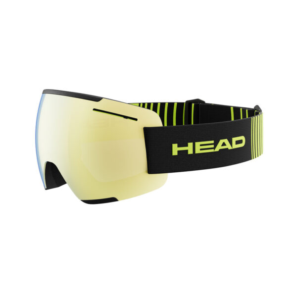 Gogle Head F-LYT lime black 2026