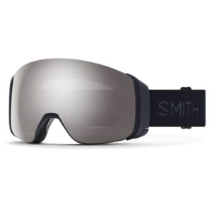 Gogle Smith 4D Mag Midnight Navy ChromaPop Sun Platinum Mirror + ChromaPop Storm Yellow Flash