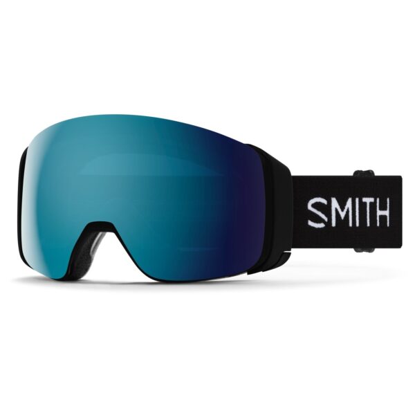 Gogle Smith 4D Mag Black ChromaPop Sun Blue Mirror + ChromaPop Storm Blue Sensor Mirror