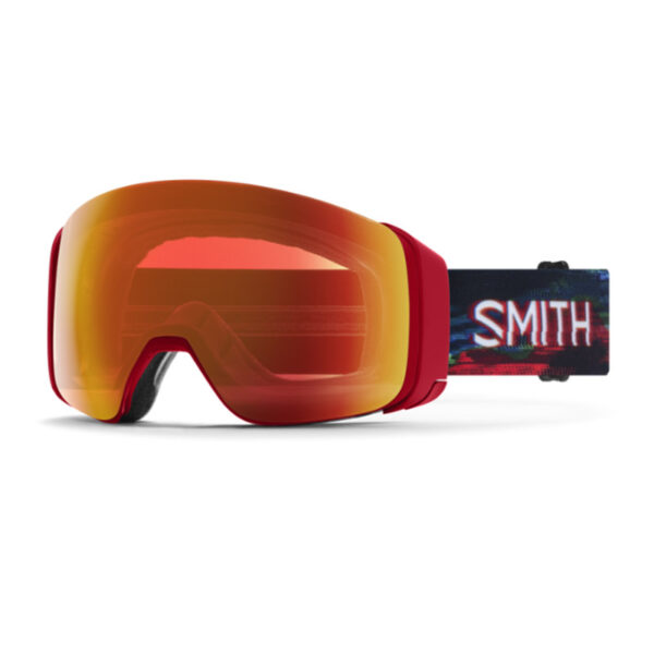 Gogle Smith 4D Mag Crimson Glitch Hunter ChromaPop Everyday Red Mirror + ChromaPop Storm Yellow Flash