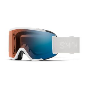 Gogle SMITH SQUAD S White Vapor ChromaPop Pro Photochromic Blue Mirror