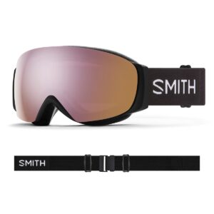Gogle Smith I/O Mag S Black ChromaPop Everyday Rose Gold Mirror + ChromaPop Storm Blue Sensor Mirror