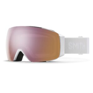 Gogle Smith I/O Mag White Vapor ChromaPop Everyday Rose Gold Mirror + ChromaPop Storm Rose Flash