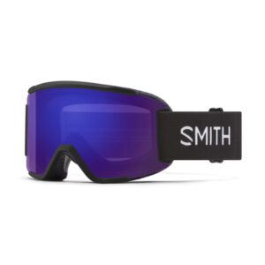 Gogle SMITH SQUAD S Black ChromaPop Everyday Violet Mirror + Clear