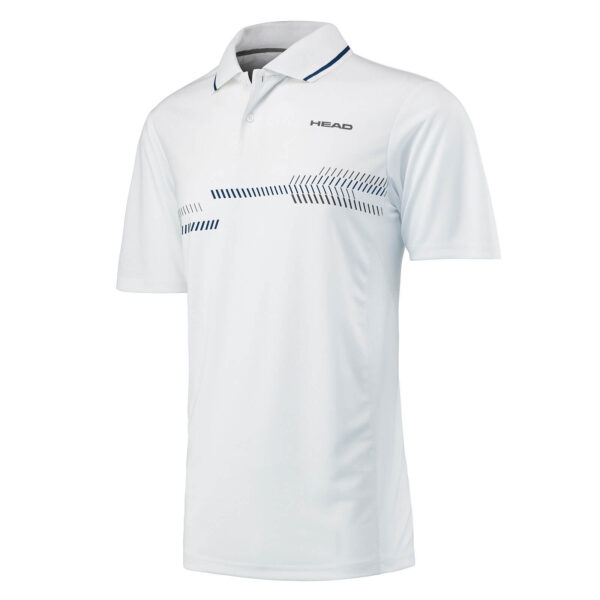 Polo HEAD CLUB TECHNICAL POLO SHIRT White/Navy