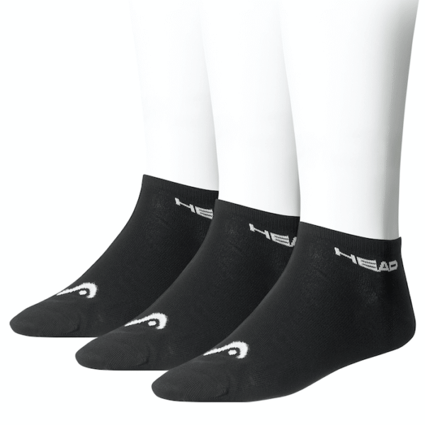 Skarpety HEAD Socks Tennis Sneaker Black 3 pary