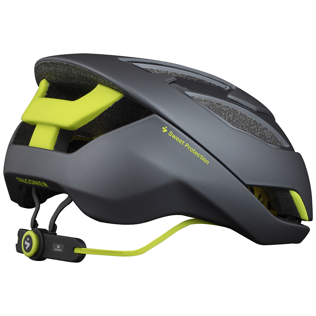 Kask rowerowy Sweet Protection Falconer II Slate Gray Metallic / Fluo - obrazek 2