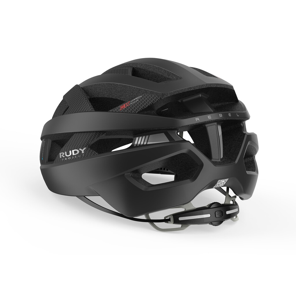 Kask rowerowy Rudy Project REBEL CARBON Black Matte