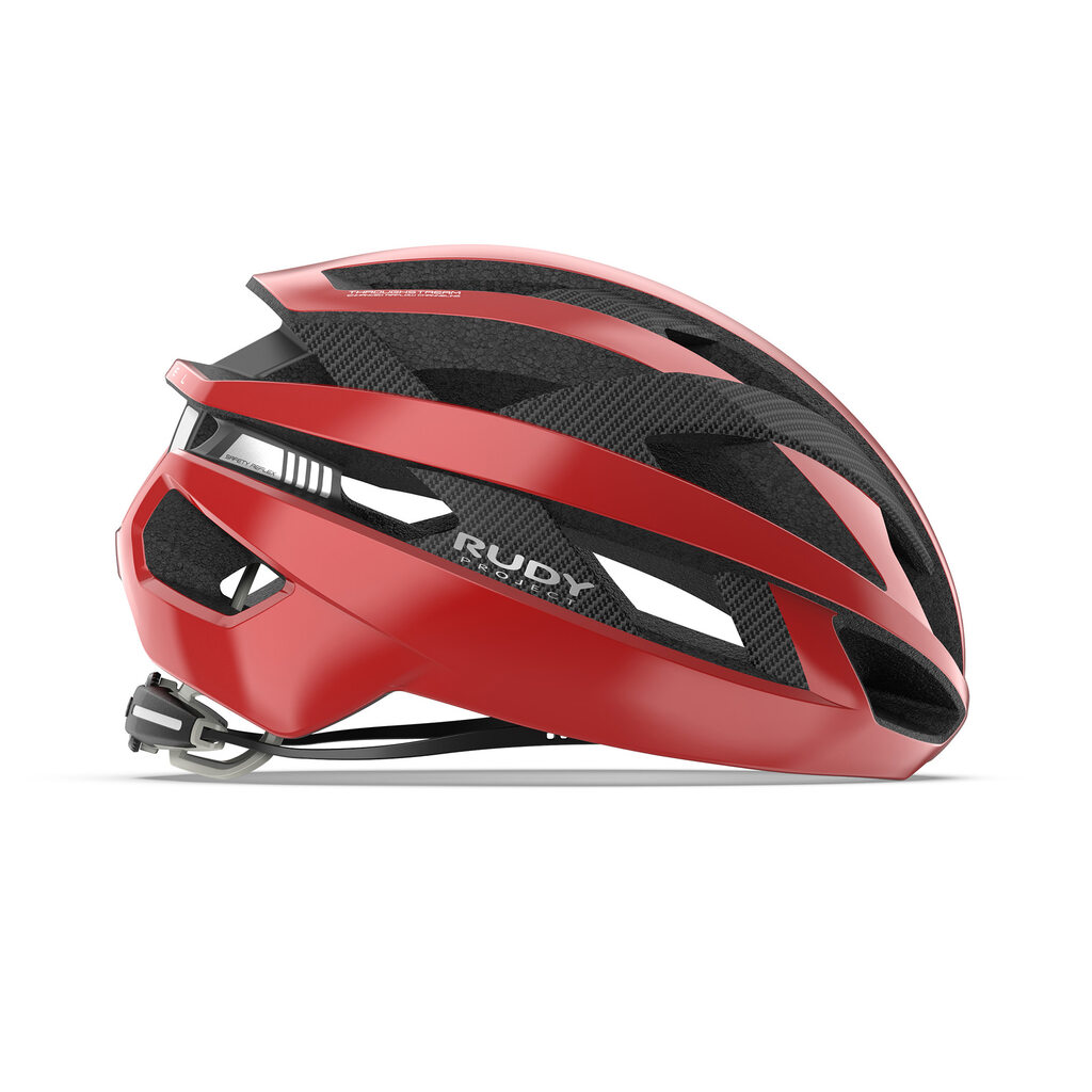 Kask rowerowy Rudy Project REBEL CARBON Red Comet Shiny