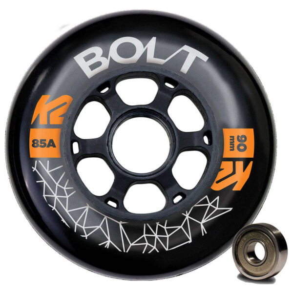 Kółka K2 BOLT 90mm/85A - zestaw 8/ILQ 9