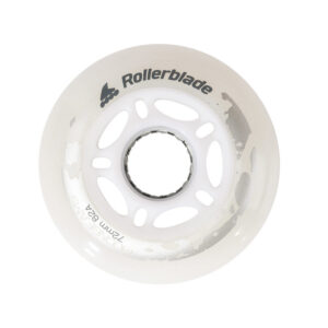 Kółka świecące Rollerblade MOONBEAMS LED 80/82A białe