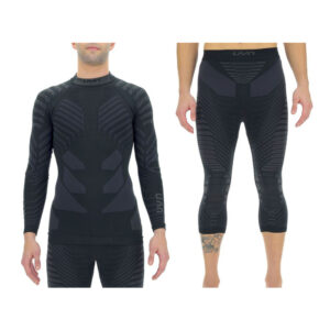 Komplet UYN Man Resilyon Black / Anthracite koszulka + spodnie