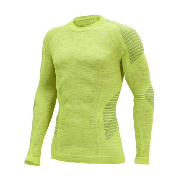 Koszulka ACCAPI Men's Long Sleeve Shirt Ergocycle Yellow Fluo/Silver