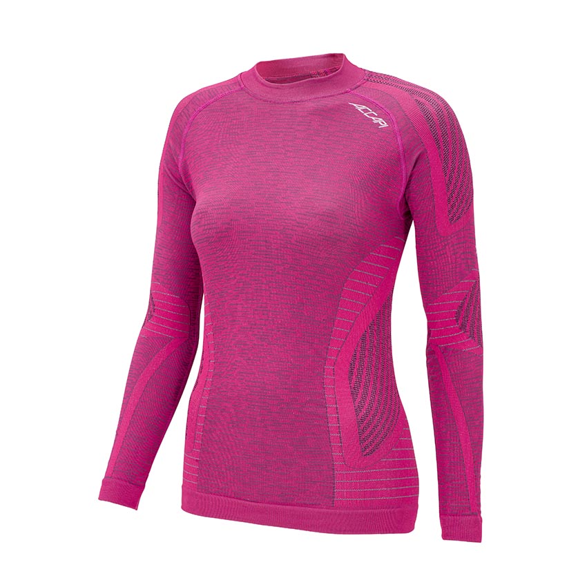 Koszulka ACCAPI Women's Long Sleeve Shirt Ergocycle Fuxia/Anthracite