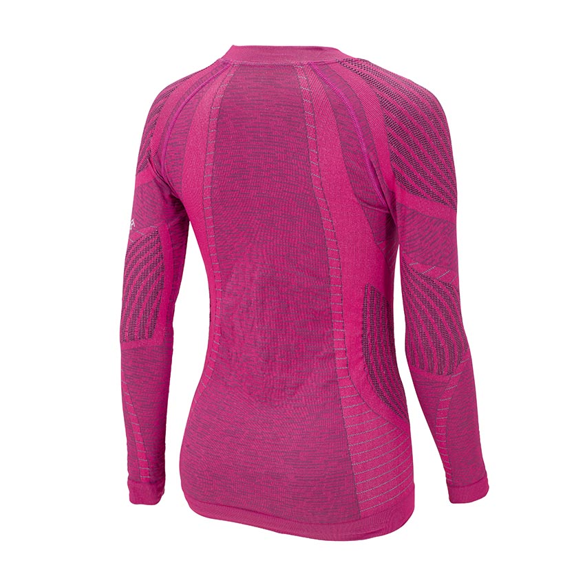 Koszulka ACCAPI Women's Long Sleeve Shirt Ergocycle Fuxia/Anthracite - obrazek 2
