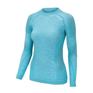 Koszulka ACCAPI Women's Long Sleeve Shirt Ergocycle Turquoise/White