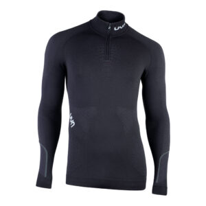 Koszulka UYN Man Ambityon Shirt Zip Up Turtleneck Blackboard / Black / White
