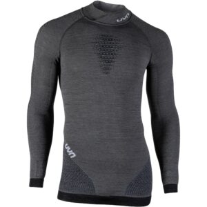 Koszulka UYN FUSYON MERINO Man Turtleneck Grey York / Avio / White