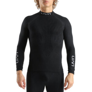 Koszulka UYN MAN ELEVATYON BIOMORPH Shirt Turtleneck Black