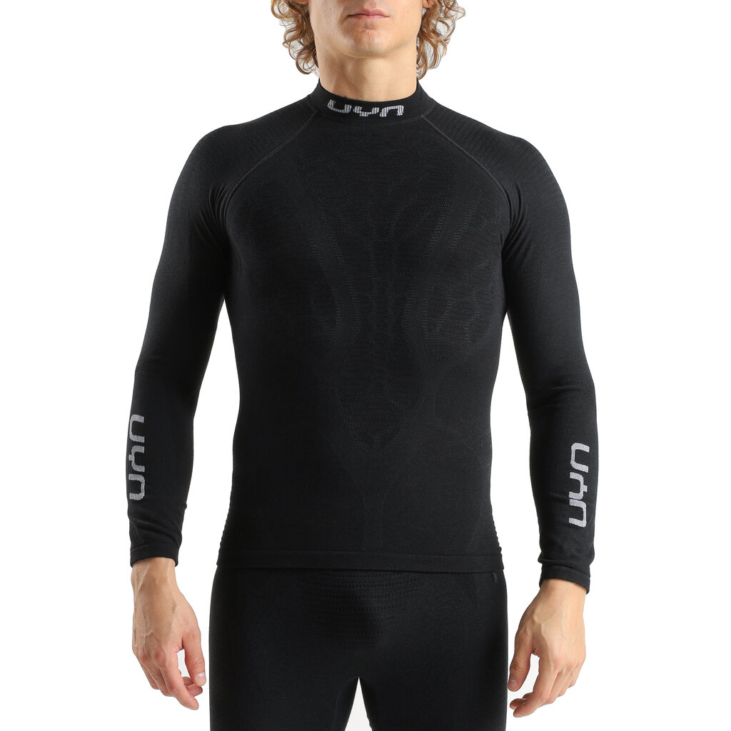 Koszulka UYN MAN ELEVATYON BIOMORPH Shirt Turtleneck Black