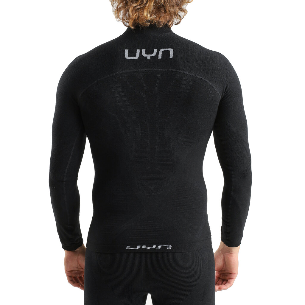 Koszulka UYN MAN ELEVATYON BIOMORPH Shirt Turtleneck Black - obrazek 2