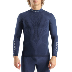 Koszulka UYN MAN ELEVATYON BIOMORPH Shirt Turtleneck Indaco