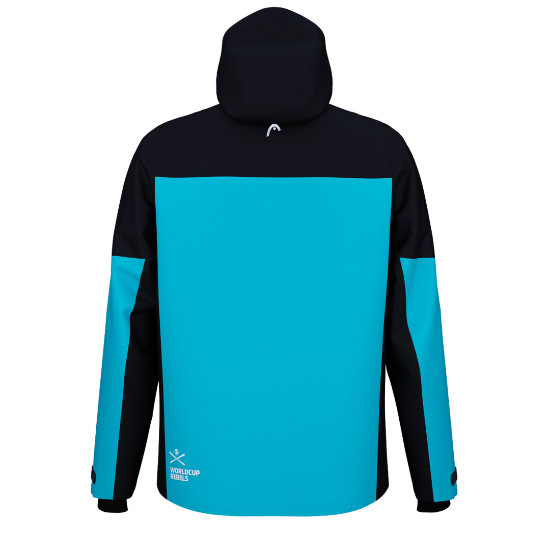 Kurtka narciarska męska HEAD RACE NOVA Jacket Men Black/Blue 2025