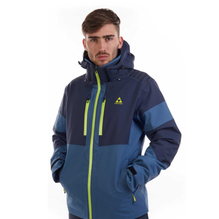 Kurtka narciarska męska Fischer Semmering Jacket Grey Sea - obrazek 2