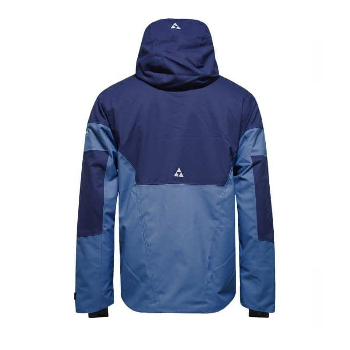 Kurtka narciarska męska Fischer Semmering Jacket Grey Sea - obrazek 3