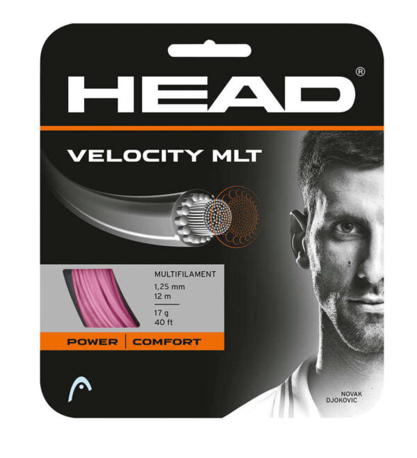 Naciąg HEAD VELOCITY MLT Pink 1.25 mm