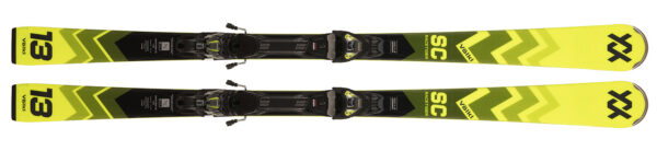 Narty Völkl Racetiger SC yellow 2025 + vMotion12 GW yellow