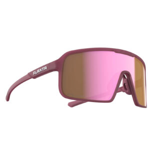 Okulary Flaxta Above Plum Rose Gold Mirror