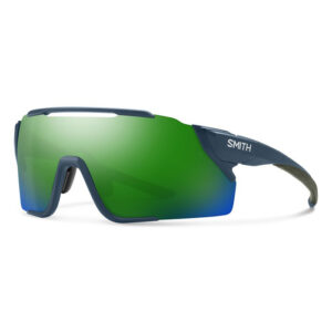 Smith Attack MAG MTB Matte Stone ChromaPop Green Mirror + Low Light Amber