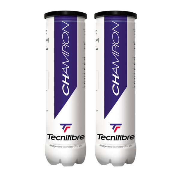 Piłki Tecnifibre CHAMPION ONE 4 szt dwupak