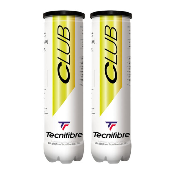 Piłki Tecnifibre CLUB 4 szt. dwupak