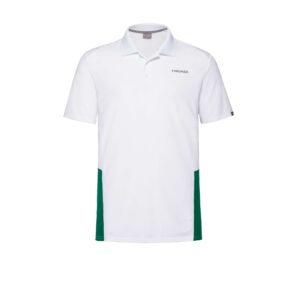 Polo HEAD Club Tech Polo Shirt M White Green