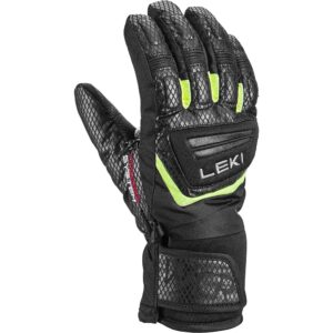 Rękawiczki LEKI WCR Team 3D Junior black ice-lemon