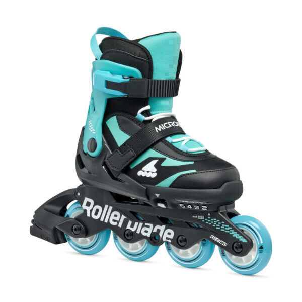 Rolki Rollerblade Microblade Black/Light Blue