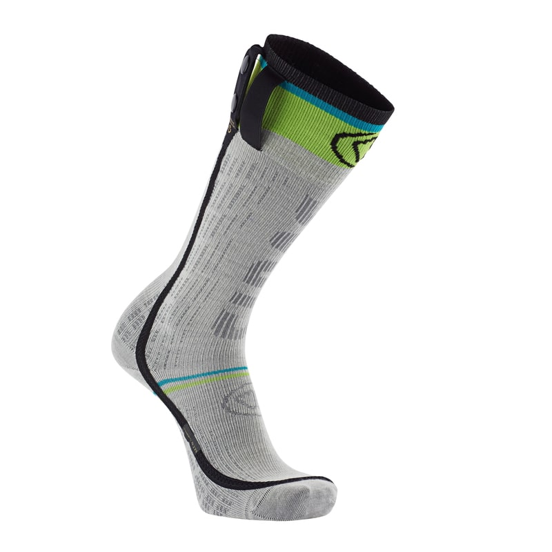 Skarpety podgrzewane Sidas Ski Race S.E.T grey/fluogreen 2026