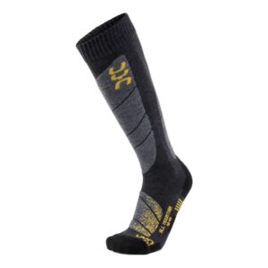 Skarpety UYN SKI ALL MOUNTAIN MAN Anthracite Melange / Yellow