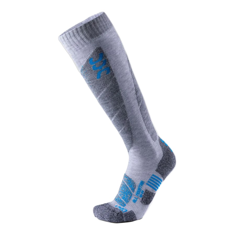 Skarpety UYN SKI ALL MOUNTAIN MAN Grey Melange / Azure