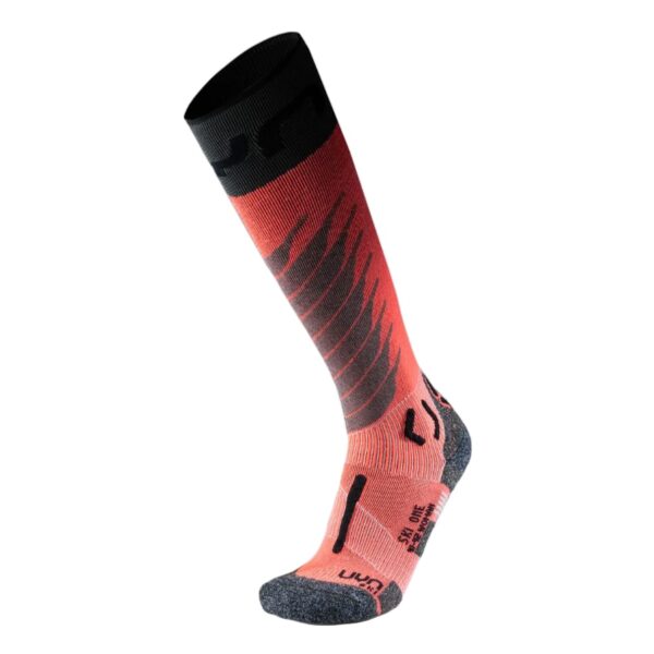 Skarpety UYN WOMAN SKI ONE MERINO SOCKS pink / black